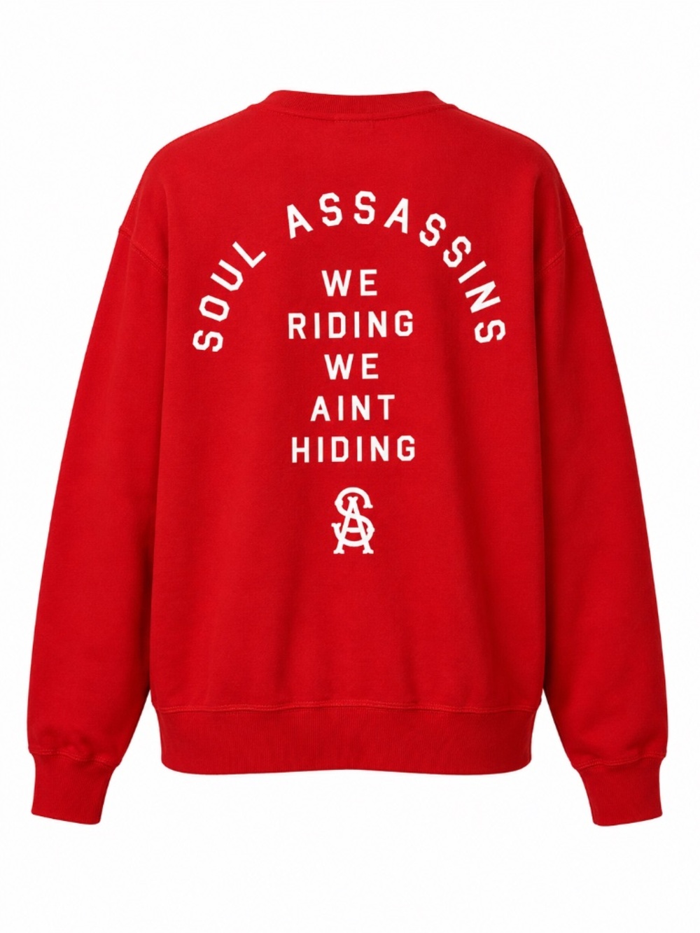 Cypress‎ Hill Soul Assassins “We Ridin We Ain’t Hidin” Crewneck Sweatshirt Large
